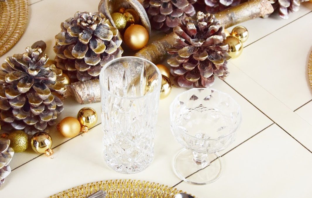 Golden Christmas – Tischdeko in Gold