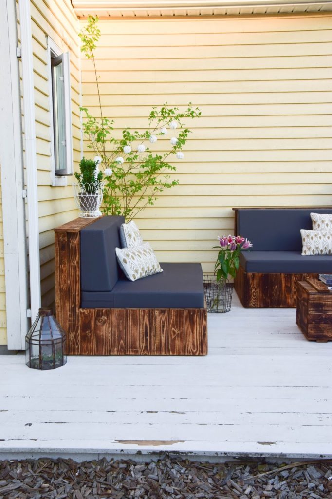 DIY aus Paletten: Lounge und Sitzmöbel für Terrasse und Garten. Sitzmöbel einfach selbstgemacht aus Europaletten