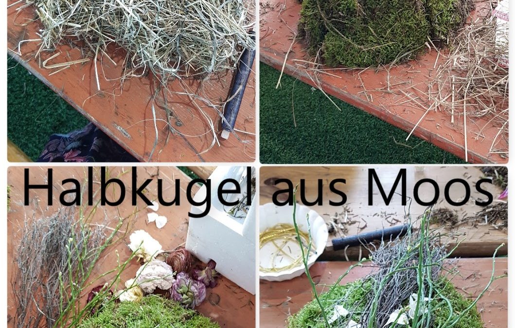 Workshop: DIY Deko aus Heu, Moos, Draht und Blüten