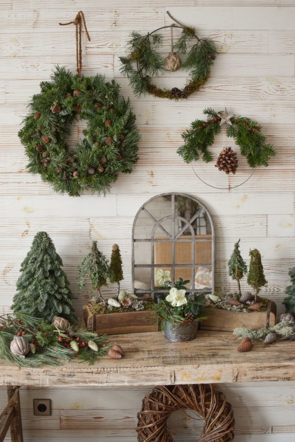 Naturdeko Winterdeko Weihnachtsdeko. Natürlich dekorieren mit Dekoideen aus dem Mrs Greenery Shop. Natürlich Dekorieren Naturmaterial