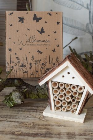 Geschenkidee Wildbienenhotel Bienenhotel Insektenhotel im Mrs Greenery Shop bestellen kaufen
