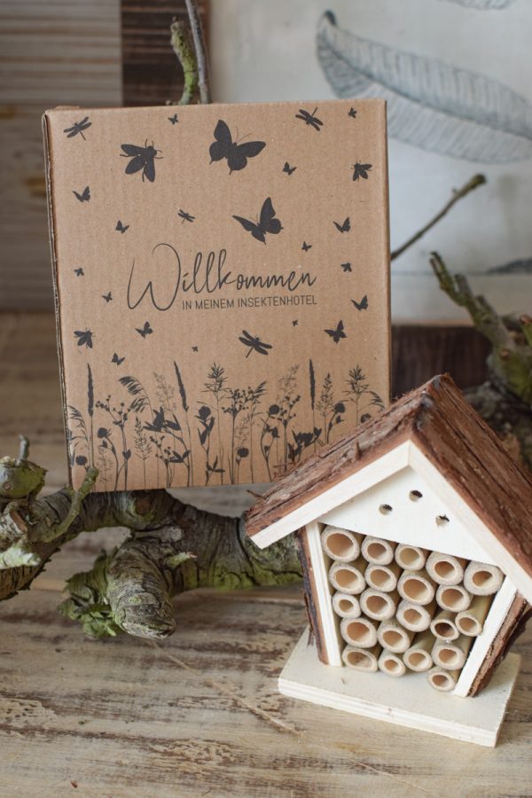 Geschenkidee Wildbienenhotel Bienenhotel Insektenhotel im Mrs Greenery Shop bestellen kaufen