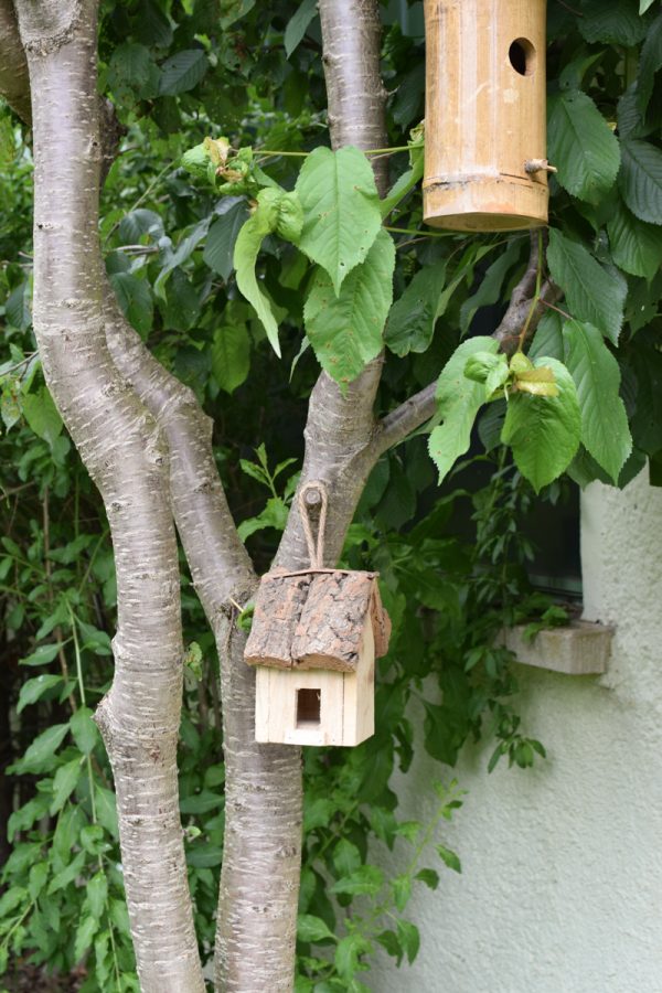 Vogelhaus Dekohaus Holz Naturdeko im Mrs Greenery Shop bestellen kaufen