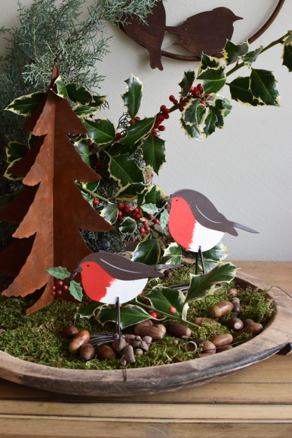 Dekovogel Dekovögel Piepmatz Metalldeko Vogeldeko Weihnachtsdeko Weihnachten im Mrs Greenery Shop bestellen kaufen Deko Naturdeko