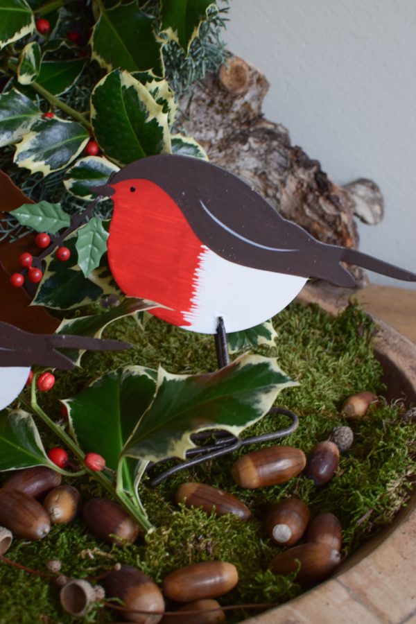 Dekovogel Dekovögel Piepmatz Metalldeko Vogeldeko Weihnachtsdeko Weihnachten im Mrs Greenery Shop bestellen kaufen Deko Naturdeko
