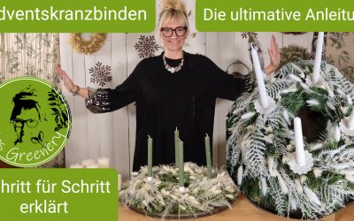 DIY Video: Adventskranz binden mit Mrs Greenery