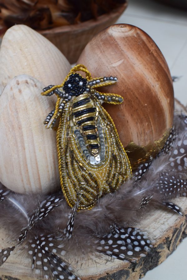 Perlenhänger Anhänger Biene Hummel Wespe Deko dekoidee im Mrs Greenery Shop bestellen kaufen