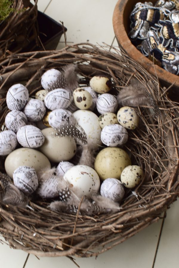 Nest Osternest aus Zweigen Ästen Dekonest Osterdeko Osteridee Nester im Mrs Greenery Shop bestellen kaufen