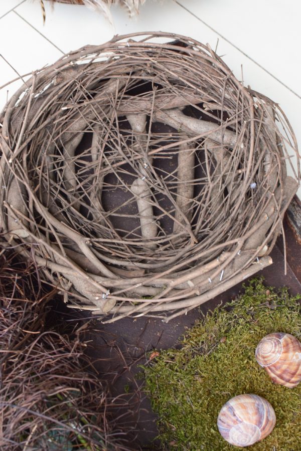 Nest Osternest aus Zweigen Ästen Dekonest Osterdeko Osteridee Nester im Mrs Greenery Shop bestellen kaufen