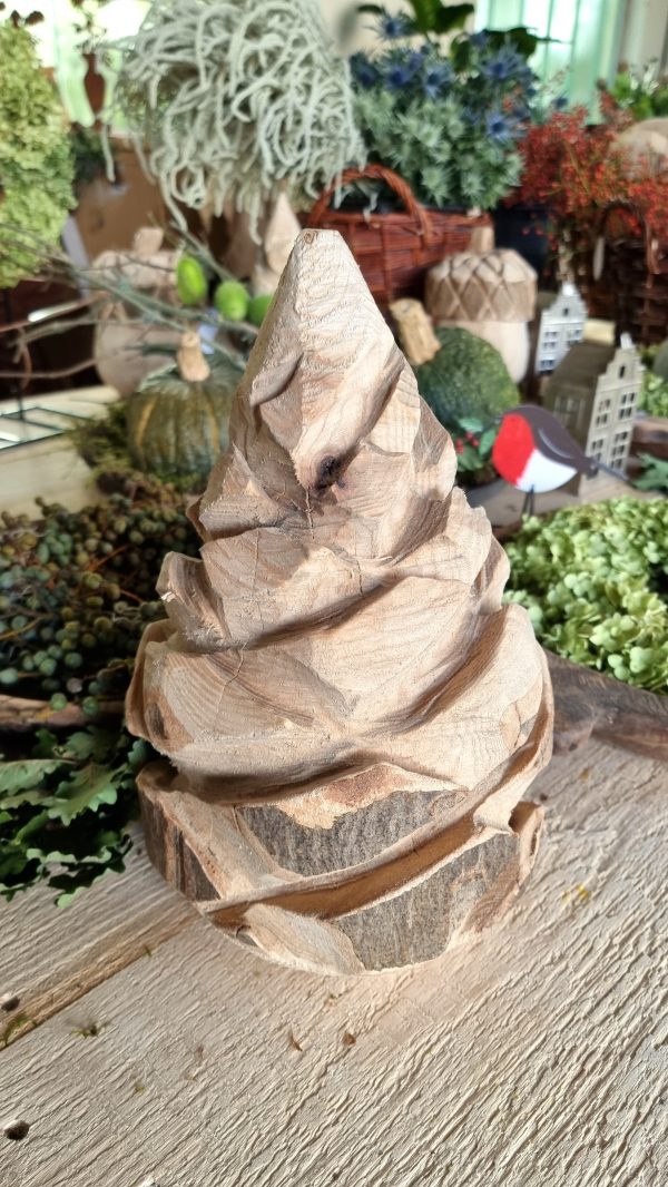 Zapfen aus Holz HOlzzapfen Weihnachtsdeko holzdeko naturdeko im mrs greenery shop bestellen kaufen