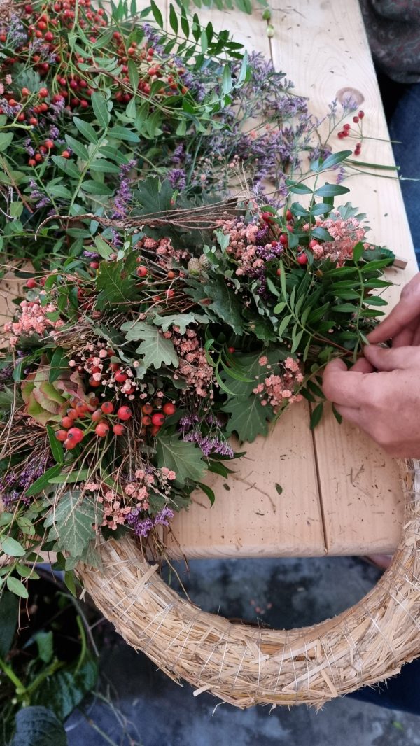 Workshop KRANZBINDEN KRANZ Kräenze binden kurs im mrs greenery Shop bestellen kaufen anmelden bad saulgau