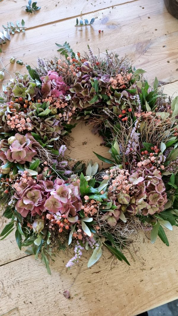 Workshop KRANZBINDEN KRANZ Kräenze binden kurs im mrs greenery Shop bestellen kaufen anmelden bad saulgau