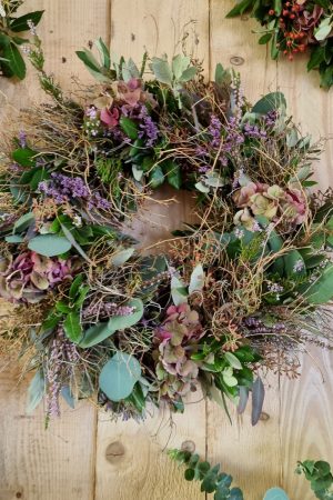 Workshop KRANZBINDEN KRANZ Kräenze binden kurs im mrs greenery Shop bestellen kaufen anmelden bad saulgau