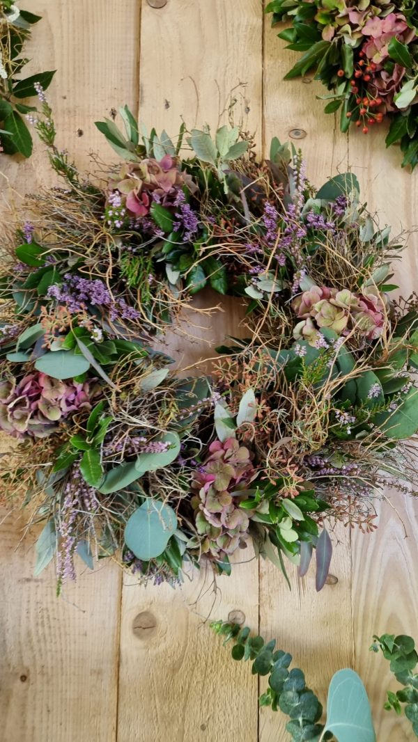 Workshop KRANZBINDEN KRANZ Kräenze binden kurs im mrs greenery Shop bestellen kaufen anmelden bad saulgau