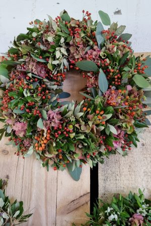 Workshop KRANZBINDEN KRANZ Kräenze binden kurs im mrs greenery Shop bestellen kaufen anmelden bad saulgau