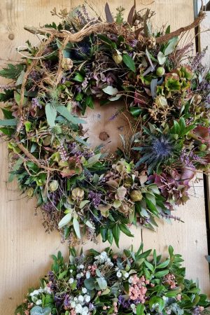 Workshop KRANZBINDEN KRANZ Kräenze binden kurs im mrs greenery Shop bestellen kaufen anmelden bad saulgau