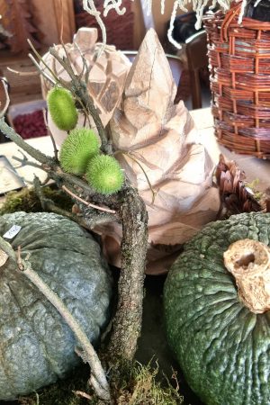 Zapfen aus Holz HOlzzapfen Weihnachtsdeko holzdeko naturdeko im mrs greenery shop bestellen kaufen