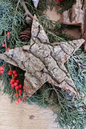 Stern Holzstern Weihnachtsstern Holzdeko dekostern Winterdeko