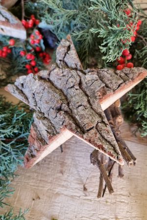 Stern Holzstern Weihnachtsstern Holzdeko dekostern Winterdeko