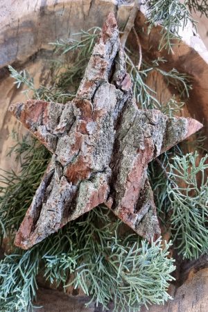 Stern Holzstern Weihnachtsstern Holzdeko dekostern Winterdeko