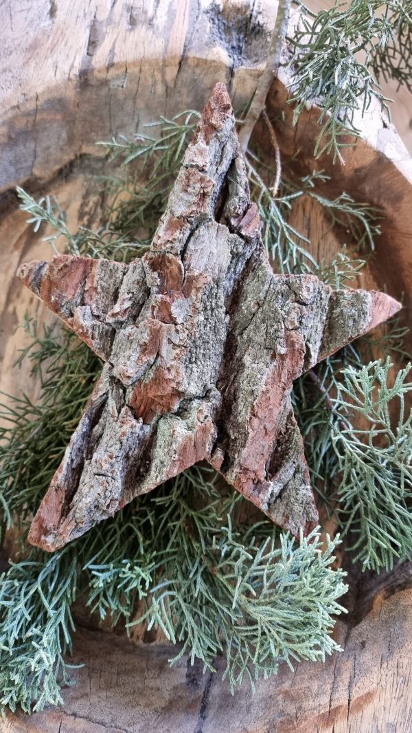 Stern Holzstern Weihnachtsstern Holzdeko dekostern Winterdeko