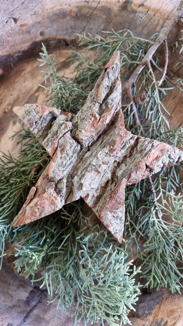 Stern Holzstern Weihnachtsstern Holzdeko dekostern Winterdeko