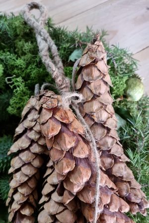 Zapfen haenger dekozapfen naturzapfen weihnachtsdeko weihnachten winterdeko zapfendeko mrs greenery shop bestellen kaufen
