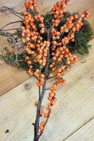 ilex beeren orange winterdeko weihnachtsdeko im mrs greenery shop bestellen kaufen