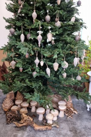 Holzpilz Pilz aus Holz Dekopilz Holzdeko im Mrs Greenery Shop bestellen kaufen