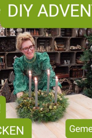 Adventskranz Adventskränze Workshop Video Anleitung Stecken Binden mrs Greenery Shop