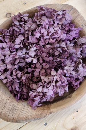 Hortensienblüten getrocknet Trockenblumen Hortensie violett rosa kreativsein im Mrs Greenery Shop bestellen kaufen