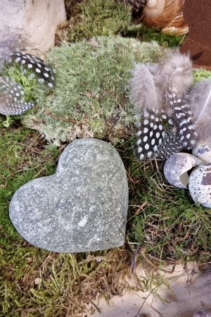 Steinherz Herz aus Stein Deko Dekoidee kreativsein im Mrs Greenery Shop bestellen kaufen