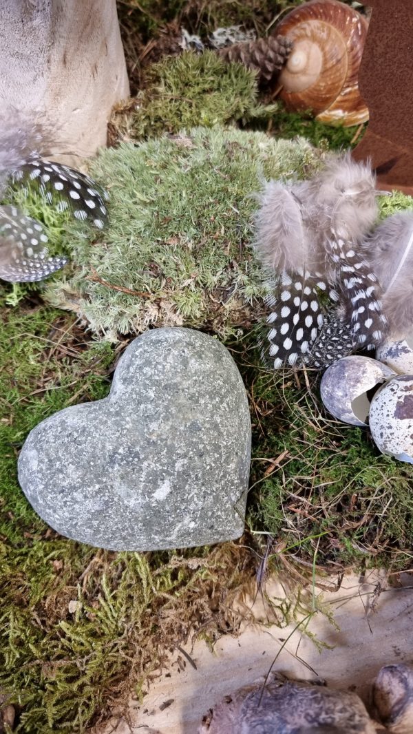 Steinherz Herz aus Stein Deko Dekoidee kreativsein im Mrs Greenery Shop bestellen kaufen