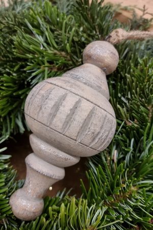 holzkugel holzdeko holzanhänger ornament diamant mrs greenery