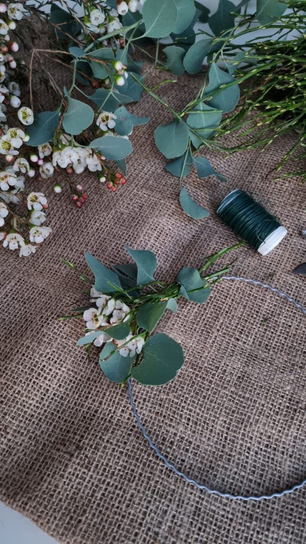 wellenring kranzbinden loop drahtring drahtkranz kreativsein kranzbinden kranz kränze im mrs greenery shop bestellen kaufen