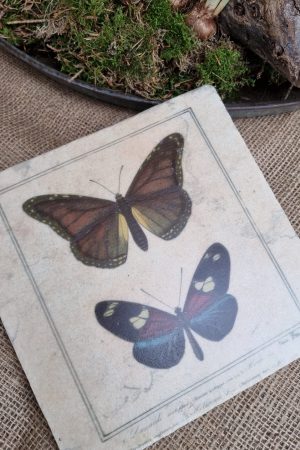 Bild Wandbild Schmetterlinge Platte zum Aufhängen natüröich dekorieren Mrs Greenery Shop bestellen kaufen