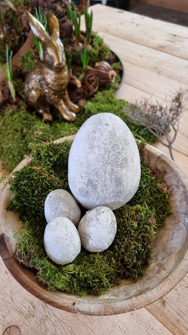 ei aus stein. steiei stein-ei osterdeko naturdeko ostern eierdeko im mrs greenery shop bestellen kaufen