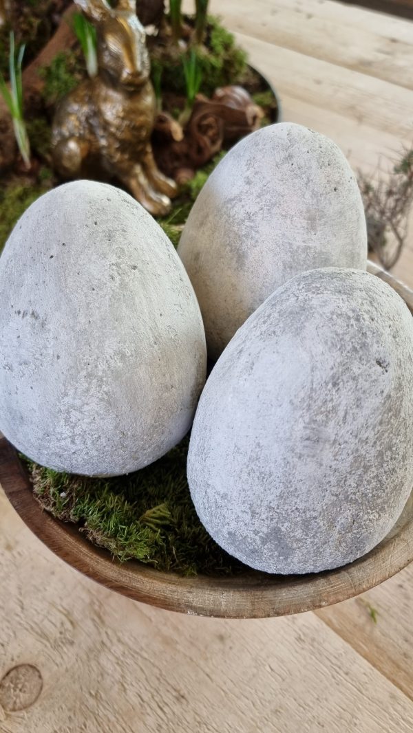 ei aus stein. steiei stein-ei osterdeko naturdeko ostern eierdeko im mrs greenery shop bestellen kaufen
