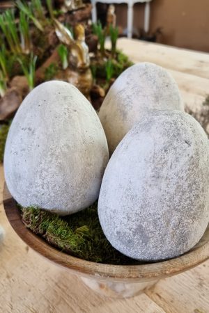 ei aus stein. steiei stein-ei osterdeko naturdeko ostern eierdeko im mrs greenery shop bestellen kaufen