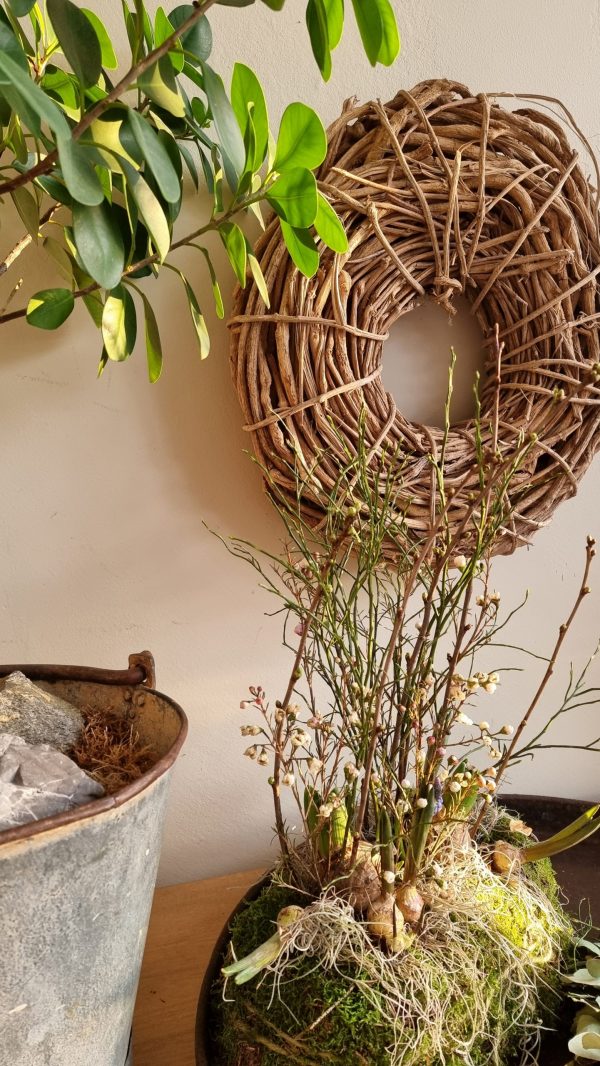 Kranz Kränze wild Holzkranz Rebenkranz Zweige Wanddeko Dekokranz Kränze Herbstdeko Winterdeko im Mrs Greenery Shop bestellen kaufen