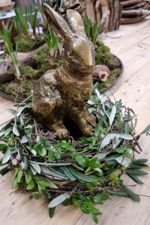kreativ-set selbermachen frühlingsnest frühlingsdeko osterdeko naturdeko kranz im mrs greenery shop bestellen kaufen