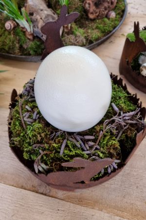 Hasenteller Hasentablett Osterdeko Hasendeko Osterhase Tischdeko Rostdeko Dekoidee Ostern im Mrs Greenery Shop bestellen kaufen