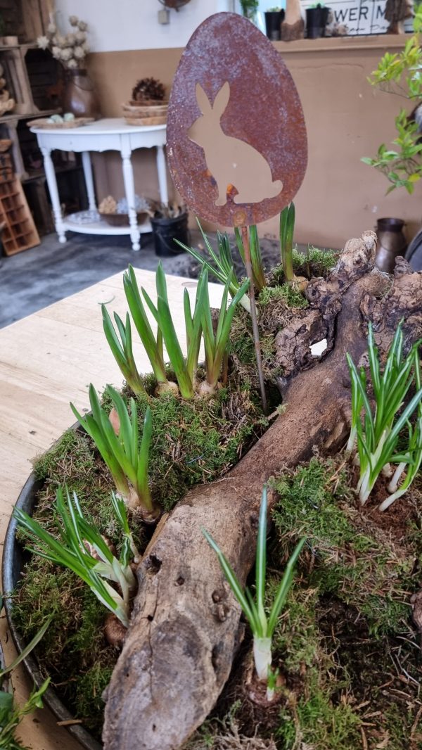 Osterdeko Hasendeko Hasenstecker Stecker Osterhase Rostdeko Dekoidee Ostern im Mrs Greenery Shop bestellen kaufen