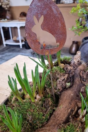 Osterdeko Hasendeko Hasenstecker Stecker Osterhase Rostdeko Dekoidee Ostern im Mrs Greenery Shop bestellen kaufen