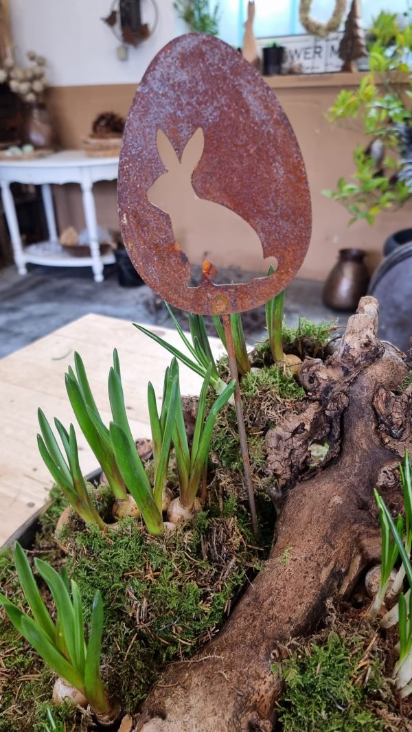 Osterdeko Hasendeko Hasenstecker Stecker Osterhase Rostdeko Dekoidee Ostern im Mrs Greenery Shop bestellen kaufen