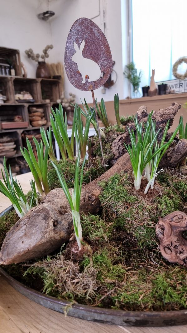 Osterdeko Hasendeko Hasenstecker Stecker Osterhase Rostdeko Dekoidee Ostern im Mrs Greenery Shop bestellen kaufen