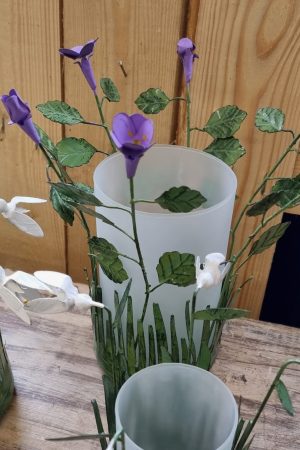 windlicht blumen metalldeko blumenvase metallvase frühlingsdeko im Mrs Greenery Shop bestellen kaufen