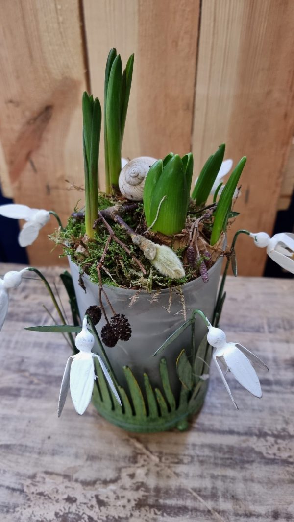 windlicht blumen metalldeko blumenvase metallvase frühlingsdeko im Mrs Greenery Shop bestellen kaufen