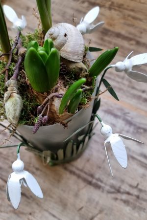 windlicht blumen metalldeko blumenvase metallvase frühlingsdeko im Mrs Greenery Shop bestellen kaufen