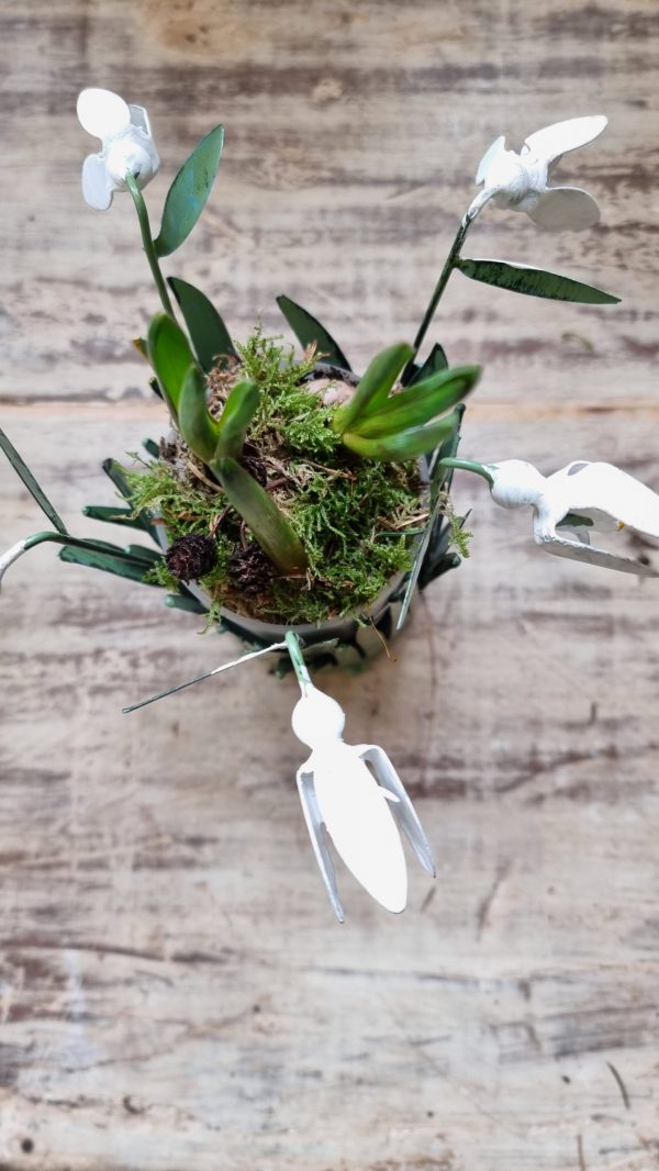 windlicht blumen metalldeko blumenvase metallvase frühlingsdeko im Mrs Greenery Shop bestellen kaufen